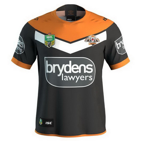 Camiseta Wests Tigers 1ª 2018 Negro